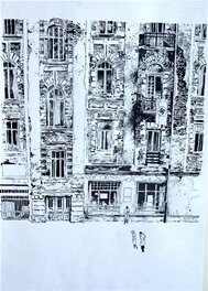 Krzysztof Gawronkiewicz - The first version cover - Powstanie. Za dzień, za dwa. (Uprising. In a Day, or Two.) - Original Illustration