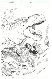 Ray Fujiwara - Scratch #1 | Godzilla | Kaiju cover art - Original Cover