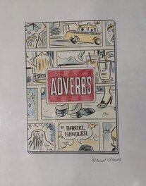 Daniel Clowes - Draft for Clowes's cover to Daniel Handler's novel Adverbs - Original Cover