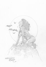 Enrich - Sketch Vampirella - Œuvre originale