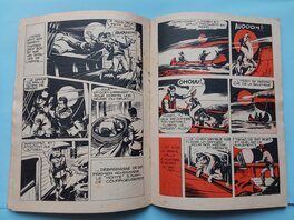 Et Les Pages 5 et 6 de cette Aventure parues tel quel dans le Petit format Humo Rancho 11 ( qui ne sera Pas joint a la Vente ...., c'est pour vous monter sa Publication , donc Planche Publiée !! ) .