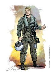 Gil Formosa - Buck DANNY 4e de couverture du tome 54 - Original Cover