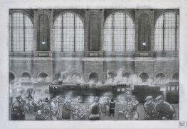 Alex W. Inker - Krimi - Train - pages 246-247 - Comic Strip