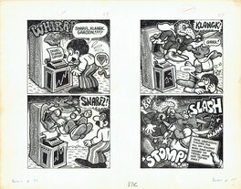 Art Spiegelman - Quentin Fester - pages 19 et 20 - Planche originale