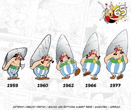 Evolution du personnage "Obélix"