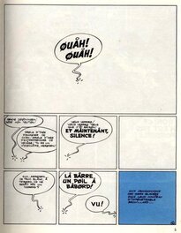 Première planche de l'album "La Grande Traversée"