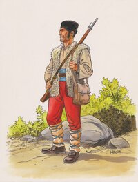 Jean-Charles Kraehn - Essais personnage Stélios - Original Illustration