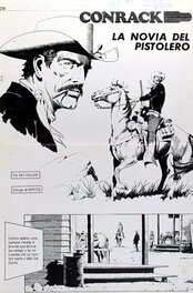 Miguel Angel Repetto - Page titre de La Novia del pistolero - Planche originale