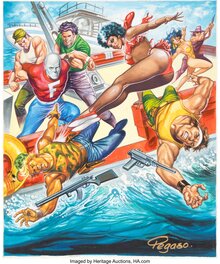 Rodolfo Pegaso - Fantomas, La Amenaza Elegante #9 Cover - Comic Strip