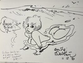 Dédicace de Walhéry pour Natacha