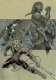 Philippe Bringel - Spiderman et les sept salopard - Original Illustration