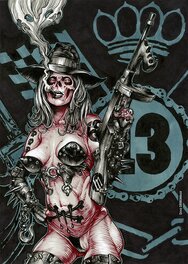 Denis GRRR - La Muerte - Original Illustration