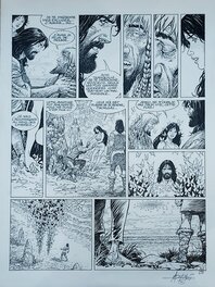 Mohamed Aouamri - La cité mouvante - Planche originale