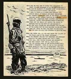 Milton Caniff - Christmas 1951 for Stars and Stripes Magazine by Milton Caniff - Original Cover