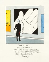 Cosey - 1999 - Monsieur Choc , Merci à Will - Illustration originale