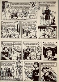 Eduard De Rop - De Rode Ridder - De Zwarte Roos - Planche originale