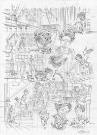 Planche crayonnée Planche crayonnée