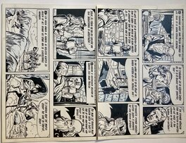 Frank Sels - De Rode Ridder - De Zwarte Banier - Planche originale