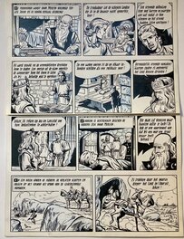 Frank Sels - De Rode Ridder - De Zwarte Banier - Planche originale
