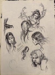 César Spadari - India Argentina - Planche originale