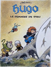 Bédu - Bédu - Hugo - Le Pommier de Dieu (3) - 1988 - Cover color preliminary - Original Cover