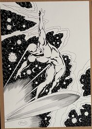 Jean-Yves Mitton - Mitton - SIlver Surfer - Illustration originale