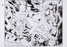 Joe Bennett - Solar: Man of the Atom #4 - Original Illustration
