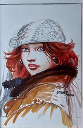 Michel Faure - Le maitre de peinture - Illustration originale