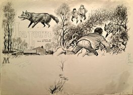 Noël Gloesner - La Louve - Conte du pays de Vendée - Illustration originale
