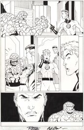 Ron Lim - Fantastic Four - Illustration originale