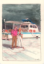 Bastien Vivès - Bastien Vives - Lune de miel - 13 - Illustration originale