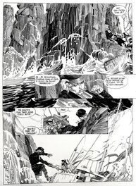 Michel Durand - MICHEL DURAND : planche originale 29 de l’album les travailleurs de la mer - Comic Strip
