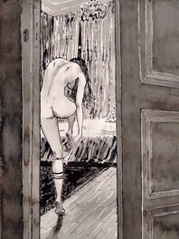 Davide Garota - La chambre - Illustration originale