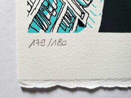 Sérigraphie numérotée 179/180 Sérigraphie numérotée 179/180