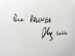 Signature au dos Signature au dos