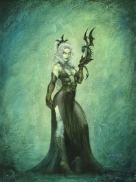 Sébastien Grenier - Black Widow - Original Illustration