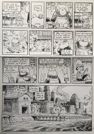 Phicil, Georges Frog#3, Amateur Night, planche n°19, 2008.