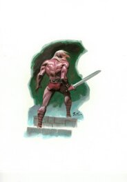 Bruce Timm - Barbarian - Original Illustration
