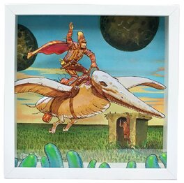 Marc Rouchairoles d'après Moebius - Arzack le pont et le monstre - Comic Strip