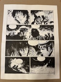 Rubén Pellejero - Corto maltese pellejero la ligne de vie planche originale - Planche originale