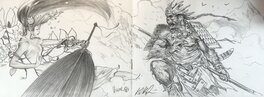 Viktor Kalvachev - Confrontation - Original Illustration