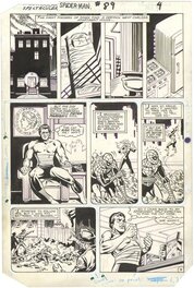 Al Milgrom - Spectacular Spider-Man #89 p4 (Black Cat) - Planche originale