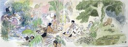 Claire Braud - Pause champêtre - Original Illustration