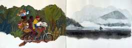 Alexandra Huard - Voyage - Illustration originale
