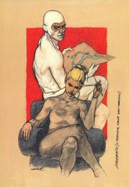 Tanino Liberatore - Eva Kant et Diabolik [COLOR GUIDE - épreuve couleur] - Mise en couleur