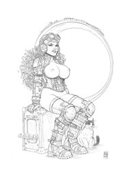 Arkadiusz Klimek - Planétoïde sans loi / Planetoida bezprawia - Original Illustration
