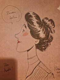 Dédicace de Jacqmin dans le secret de Miss Greene
