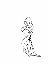 Minck Oosterveer - Jessica - Illustration originale