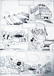 Giuseppe Zironi - Topolino e le 2000 palme - Planche originale