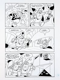 Planche originale - Paperino e il ritorno di Rebo